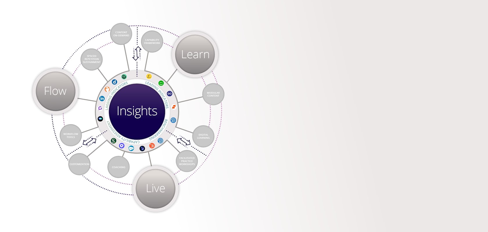 hero banner emphasizing the insights component of the accelerate sales performance system